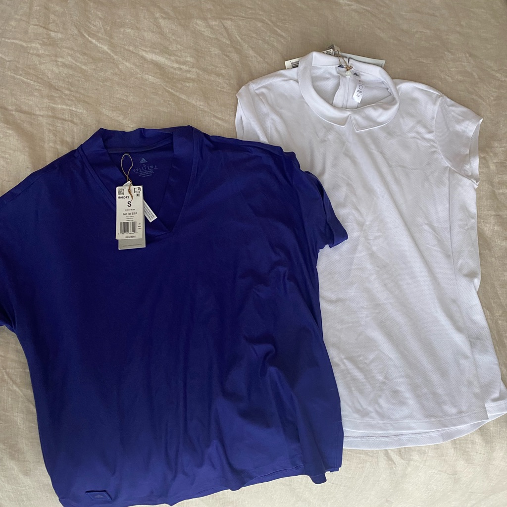 2 Adidas Womens Golf Tops Nwt